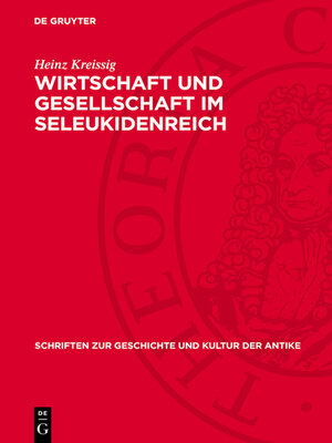 cover image of Wirtschaft und Gesellschaft im Seleukidenreich